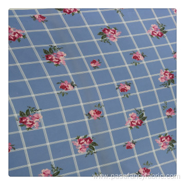 Floral design plain style chiffon digital printing fabric